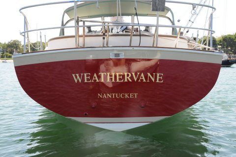 custom boat lettering